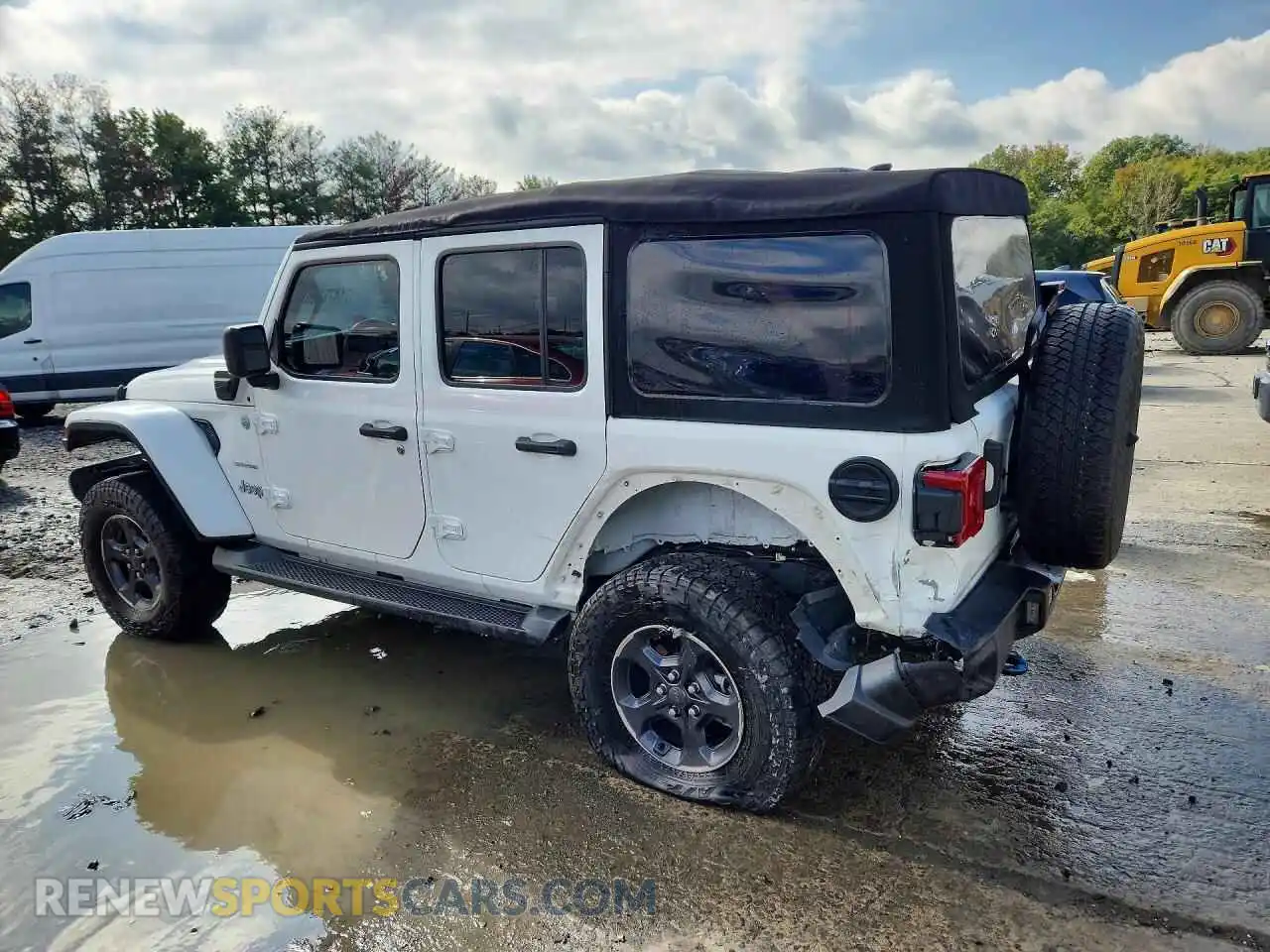 2 fotografías del automóvil dañado 1C4HJXDN4MW592259 JEEP WRANGLER 2021