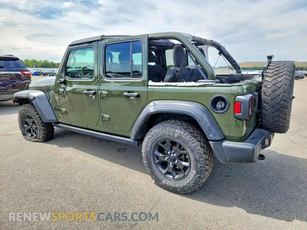 2 Фотография поврежденного автомобиля 1C4HJXDN4MW758960 JEEP WRANGLER 2021