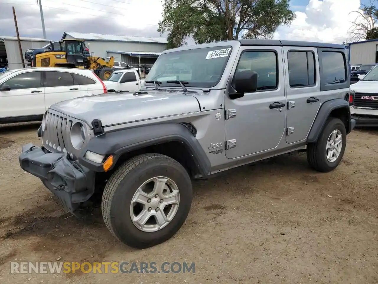 1 Photograph of a damaged car 1C4HJXDN5MW508028 JEEP WRANGLER 2021