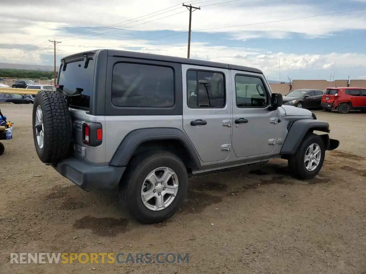 3 Photograph of a damaged car 1C4HJXDN5MW508028 JEEP WRANGLER 2021