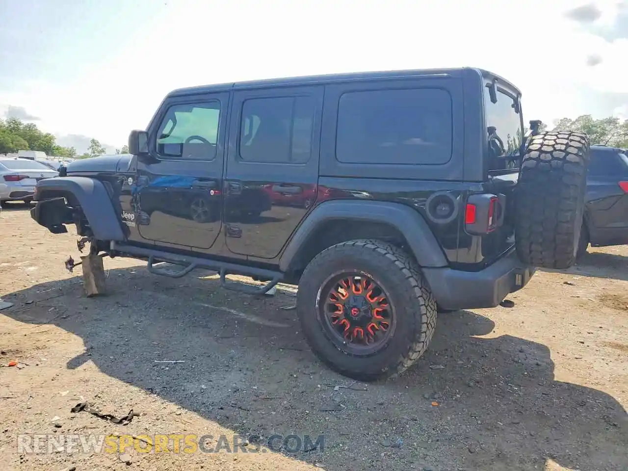 2 Photograph of a damaged car 1C4HJXDN5MW554426 JEEP WRANGLER 2021