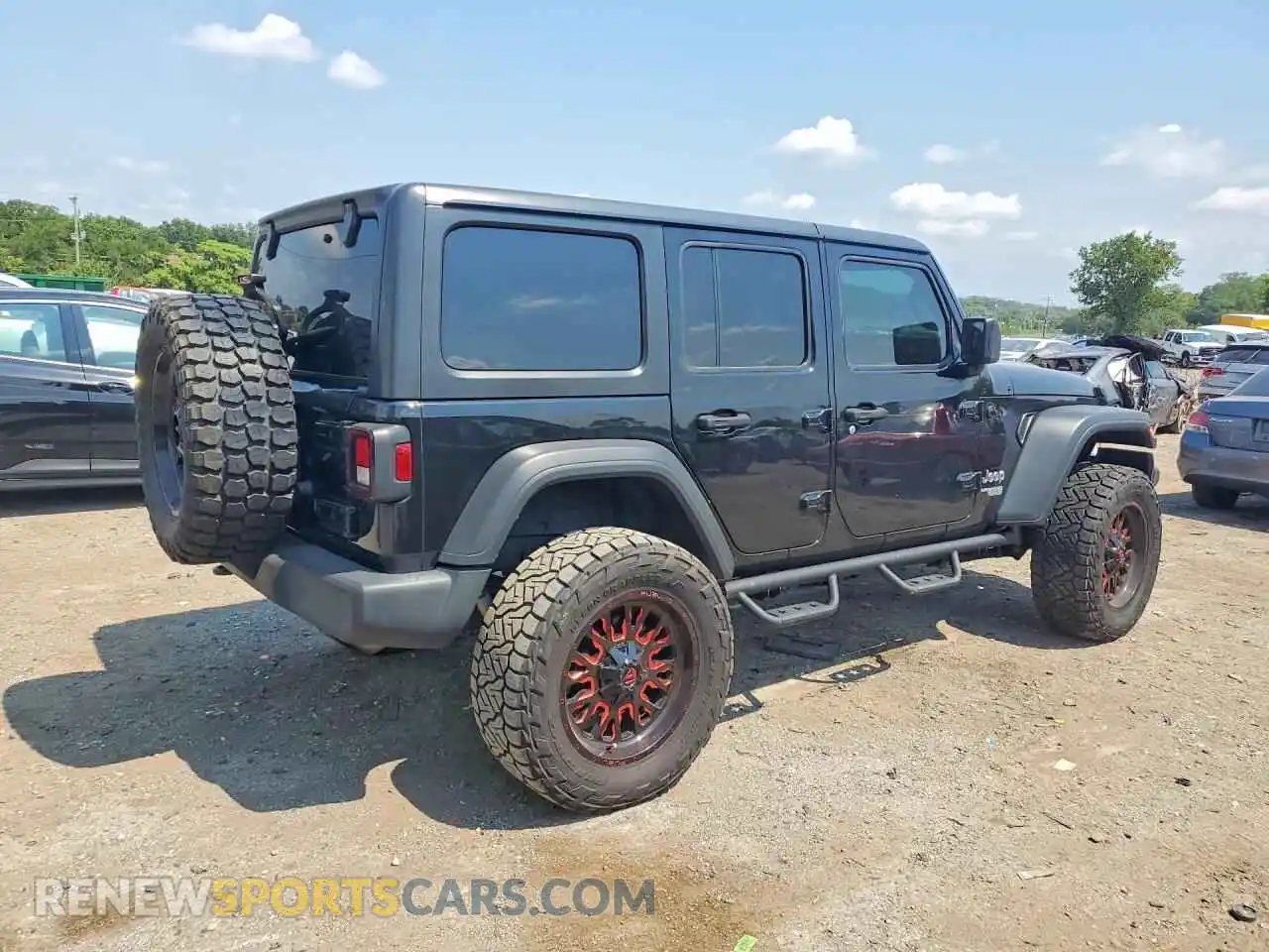 3 Photograph of a damaged car 1C4HJXDN5MW554426 JEEP WRANGLER 2021