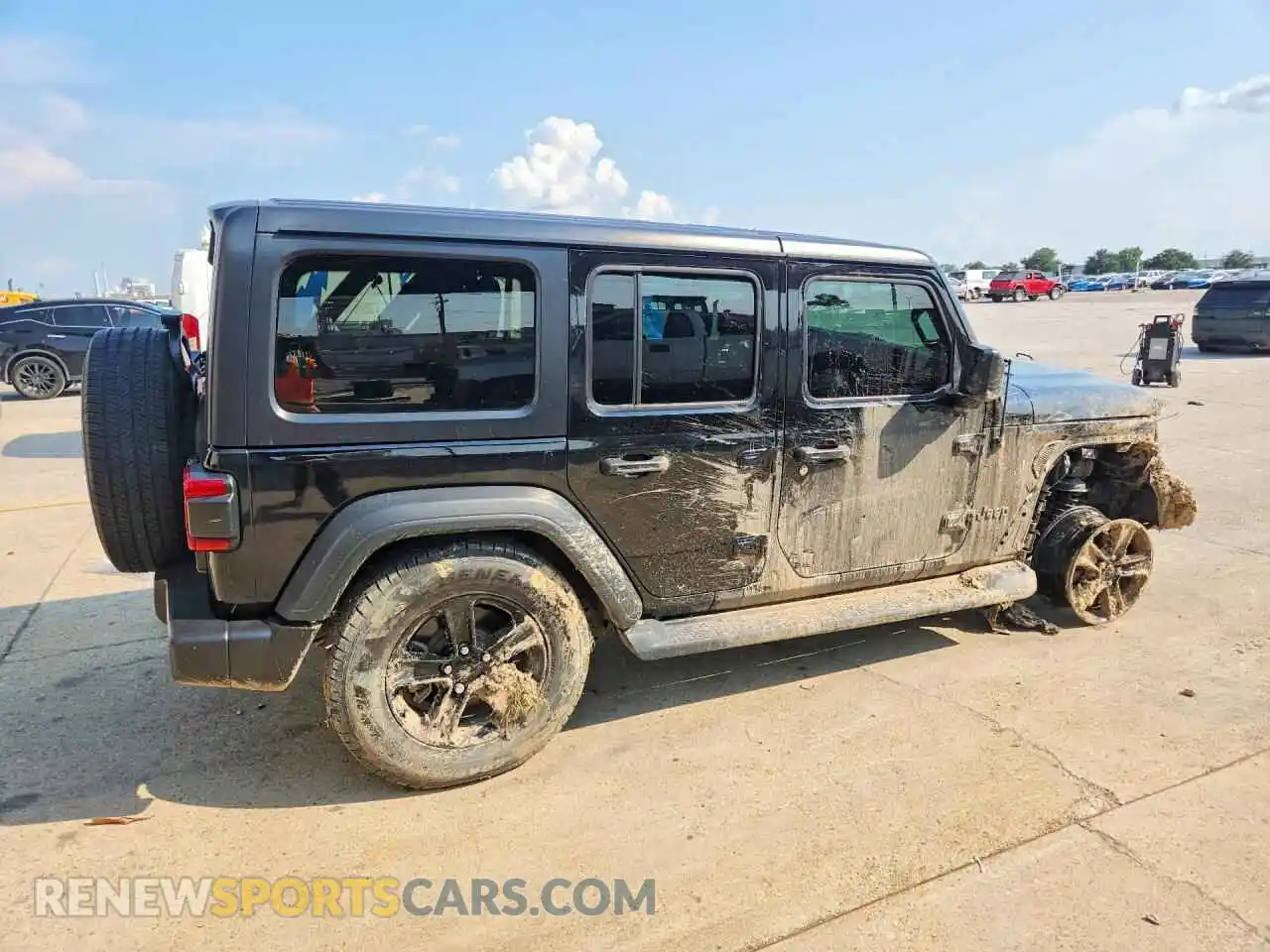 3 fotografías del automóvil dañado 1C4HJXDN5MW792812 JEEP WRANGLER 2021