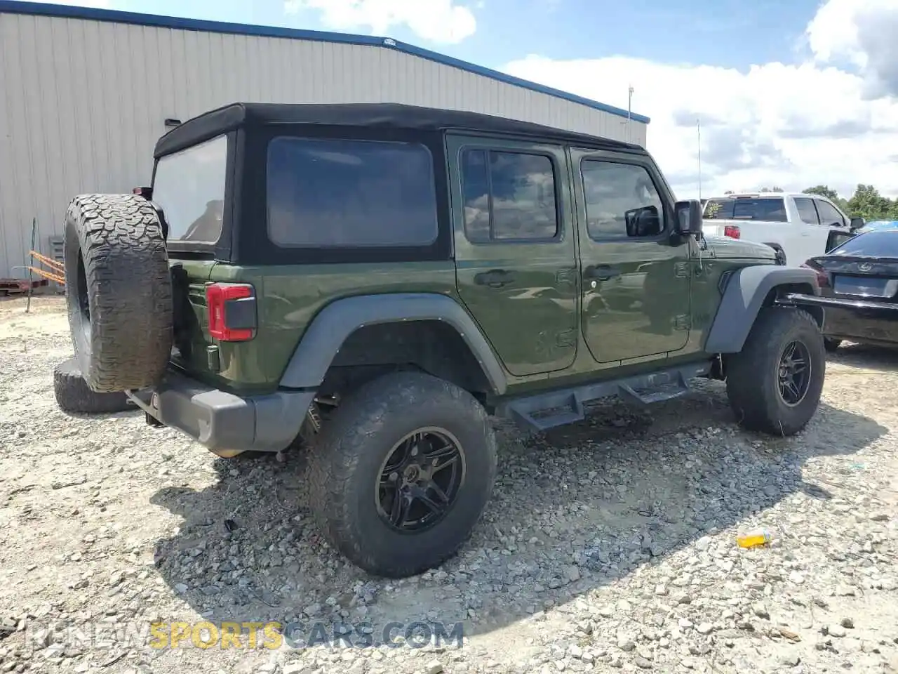 3 Photograph of a damaged car 1C4HJXDN5MW819927 JEEP WRANGLER 2021
