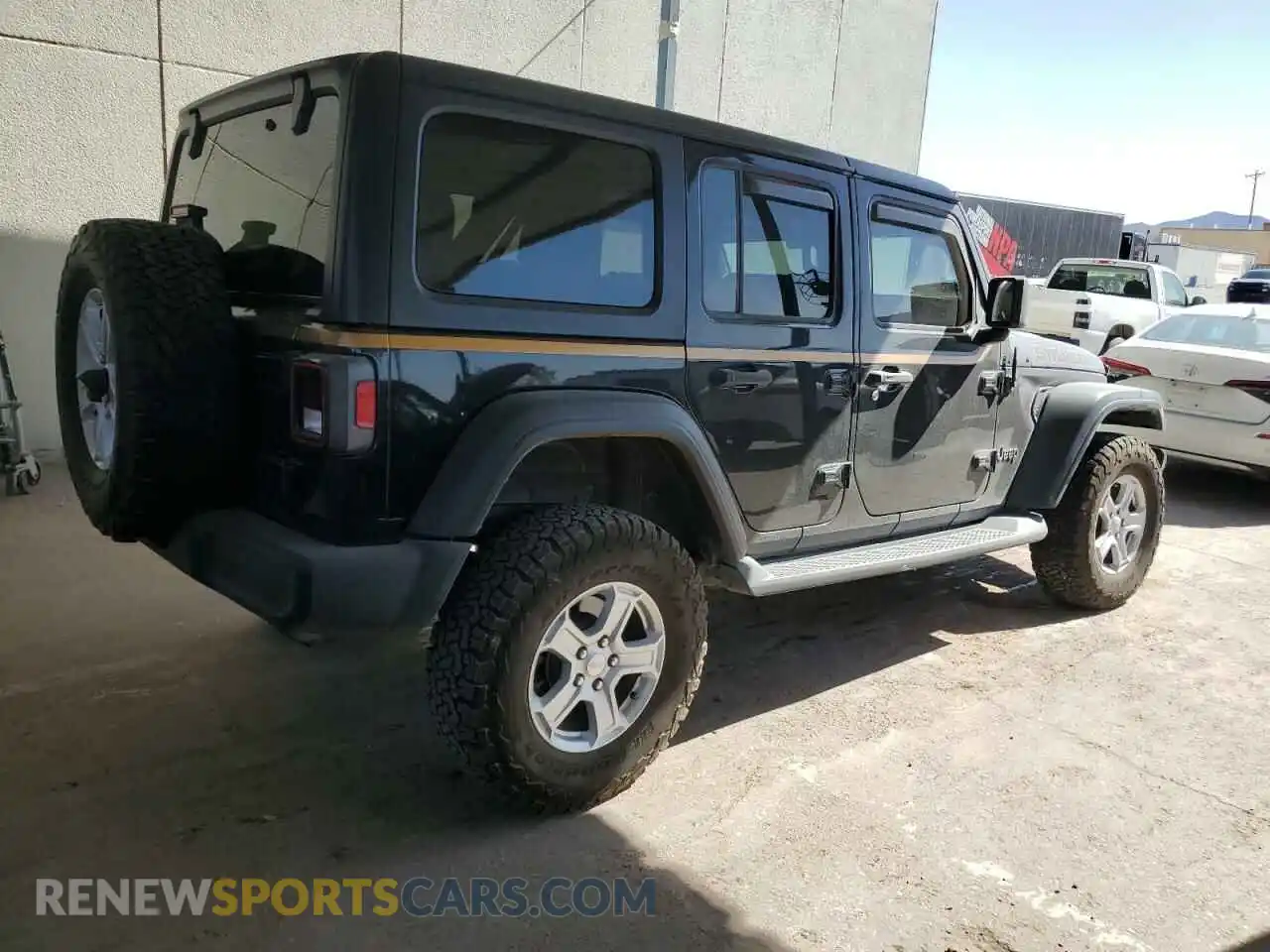3 Photograph of a damaged car 1C4HJXDN6MW525551 JEEP WRANGLER 2021
