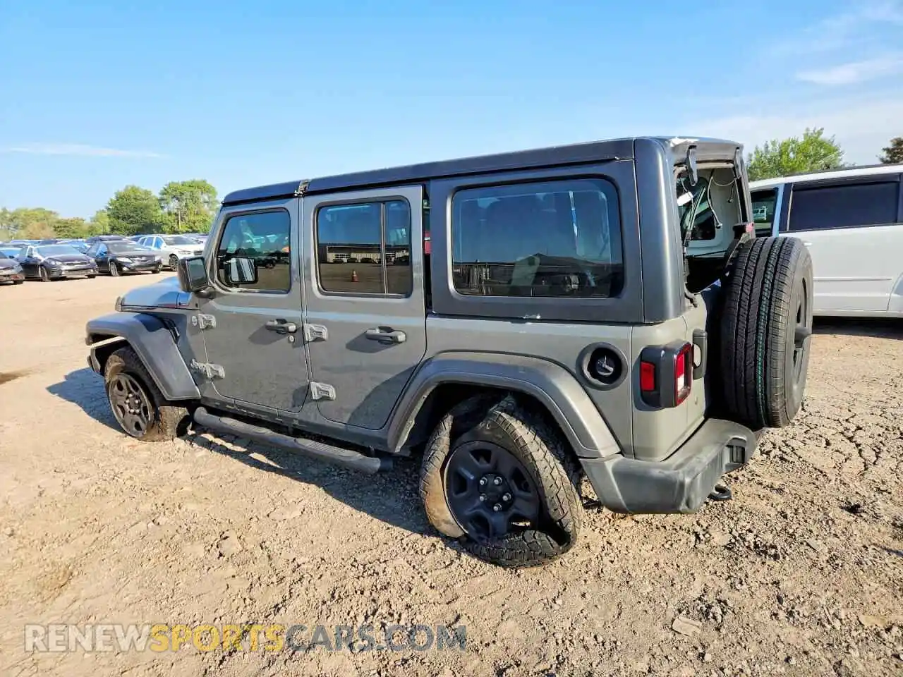 2 fotografías del automóvil dañado 1C4HJXDN6MW571154 JEEP WRANGLER 2021