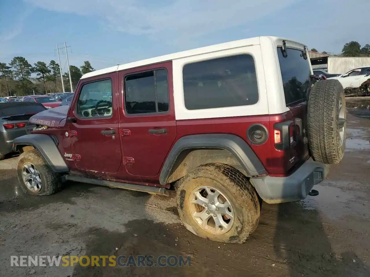 2 Photograph of a damaged car 1C4HJXDN6MW667866 JEEP WRANGLER 2021