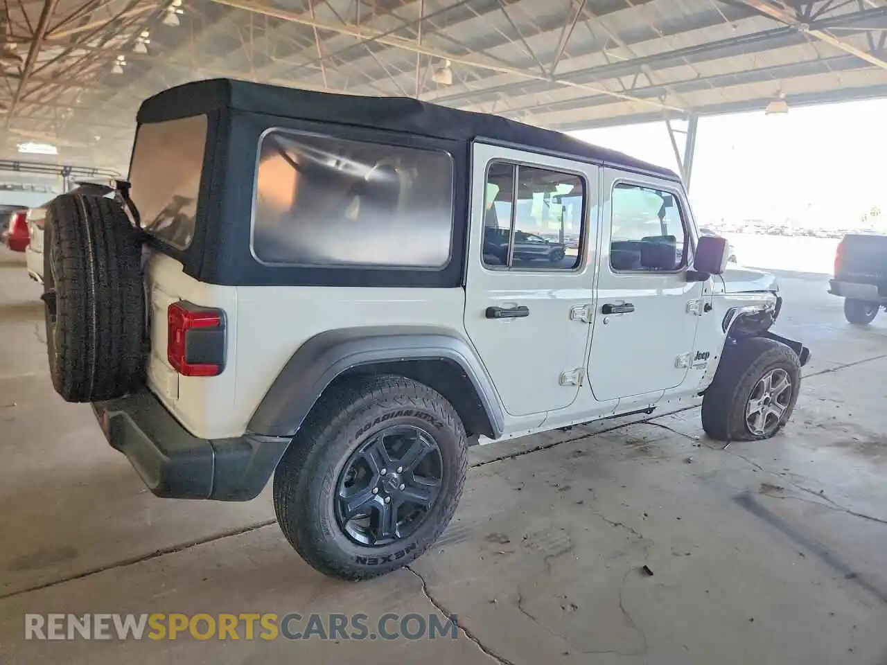 3 Photograph of a damaged car 1C4HJXDN6MW845291 JEEP WRANGLER 2021