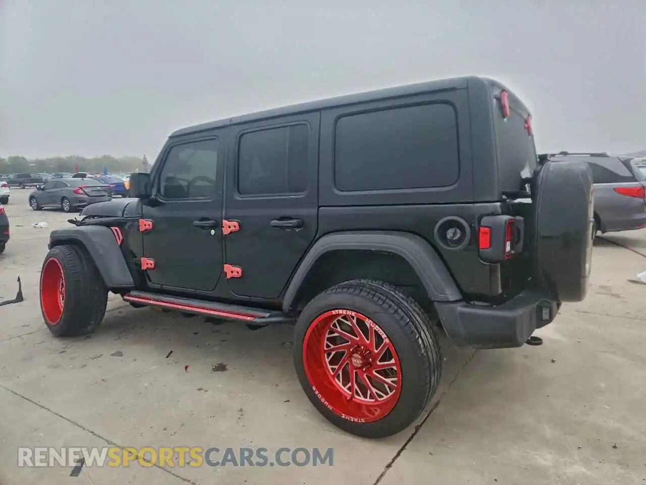 2 Photograph of a damaged car 1C4HJXDN6MW863516 JEEP WRANGLER 2021