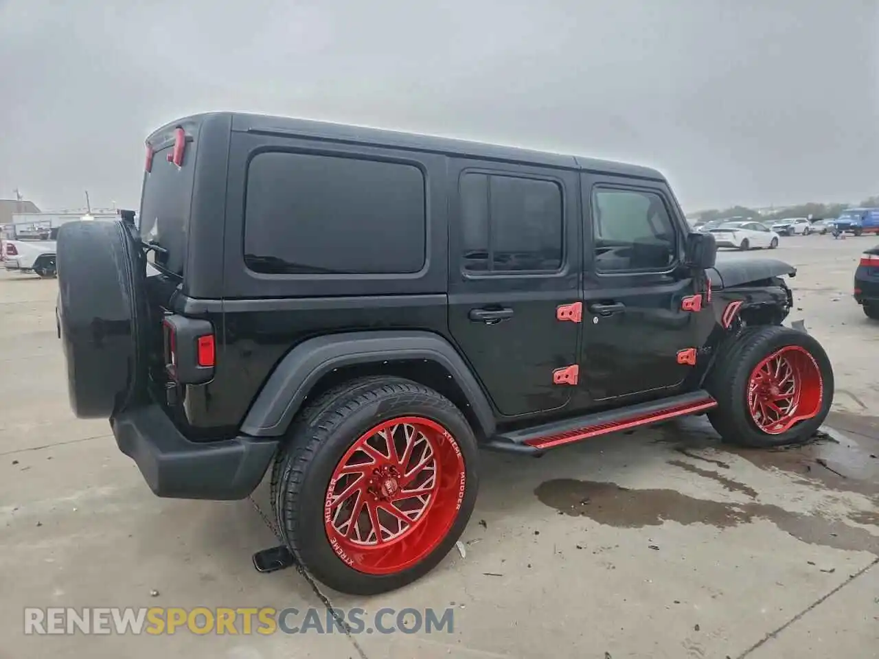 3 Photograph of a damaged car 1C4HJXDN6MW863516 JEEP WRANGLER 2021