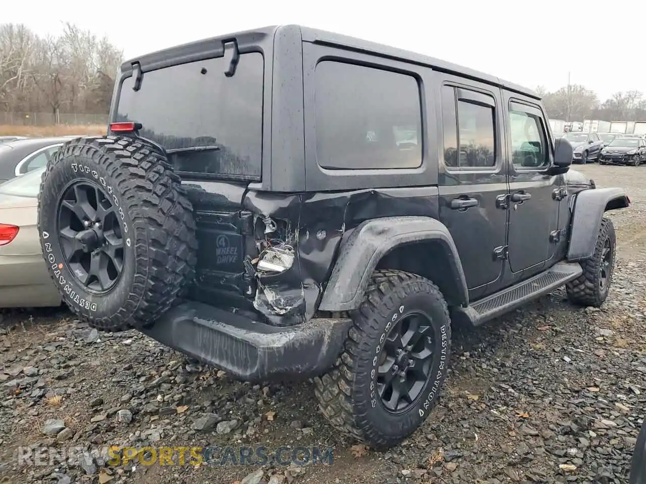 3 Photograph of a damaged car 1C4HJXDN7MW509794 JEEP WRANGLER 2021