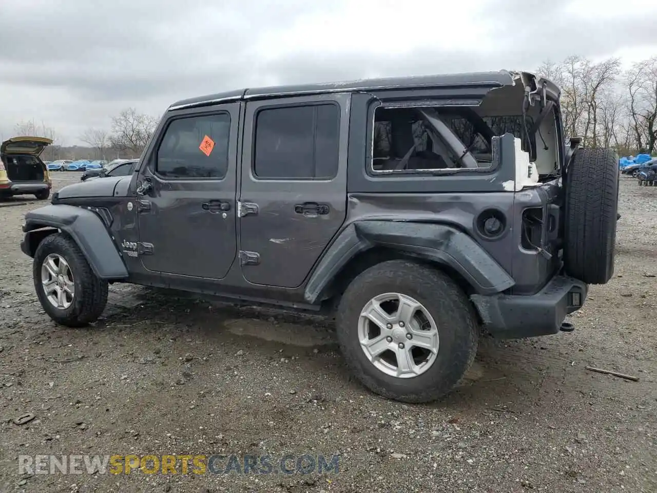2 Photograph of a damaged car 1C4HJXDN7MW521329 JEEP WRANGLER 2021