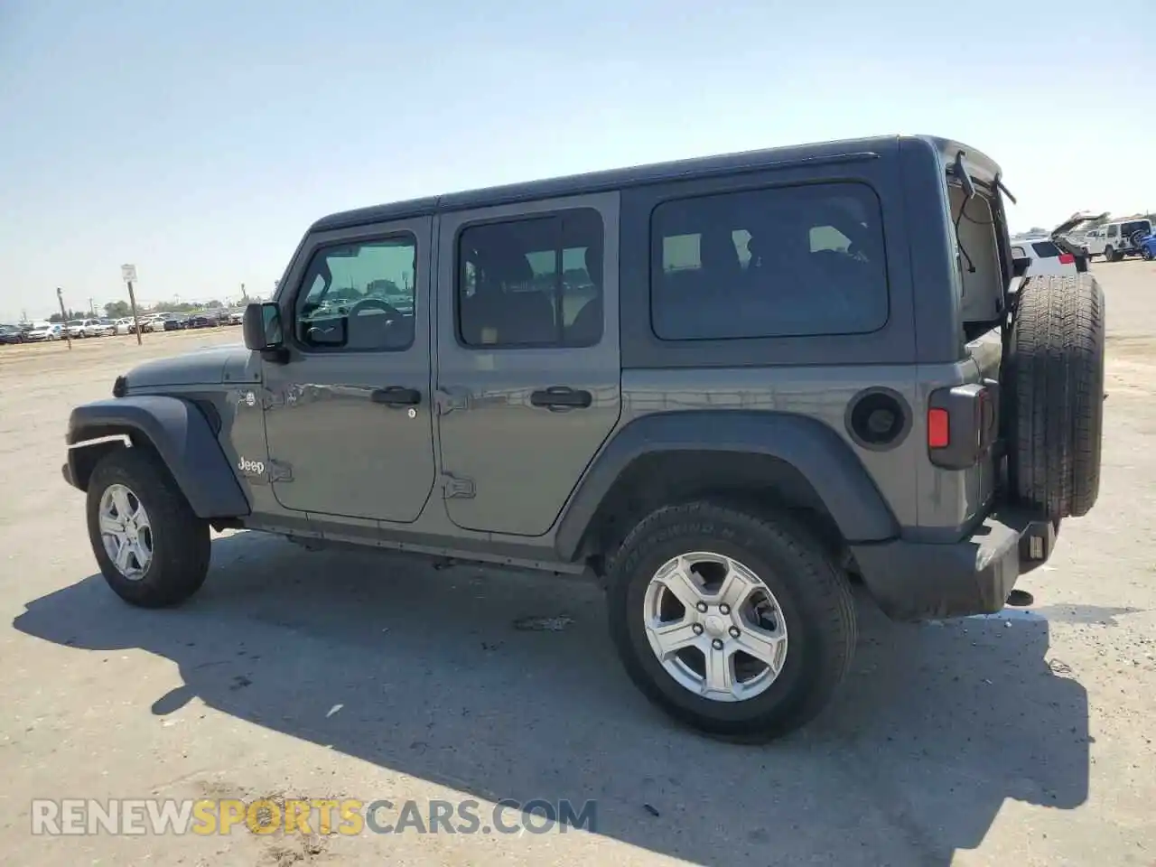 2 Photograph of a damaged car 1C4HJXDN7MW527762 JEEP WRANGLER 2021