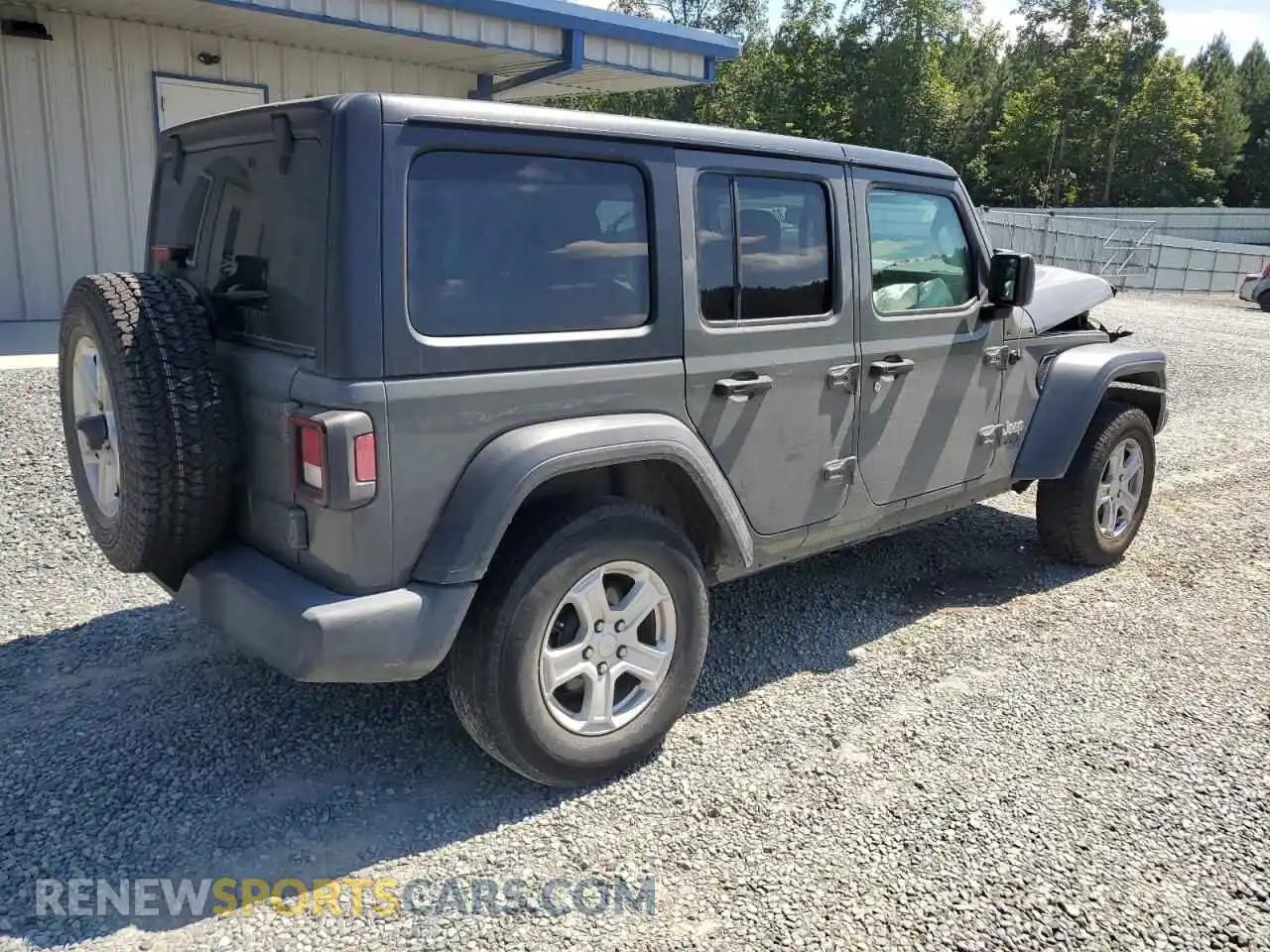 3 Photograph of a damaged car 1C4HJXDN7MW544545 JEEP WRANGLER 2021