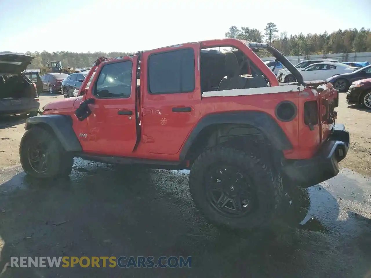 2 Photograph of a damaged car 1C4HJXDN7MW544741 JEEP WRANGLER 2021