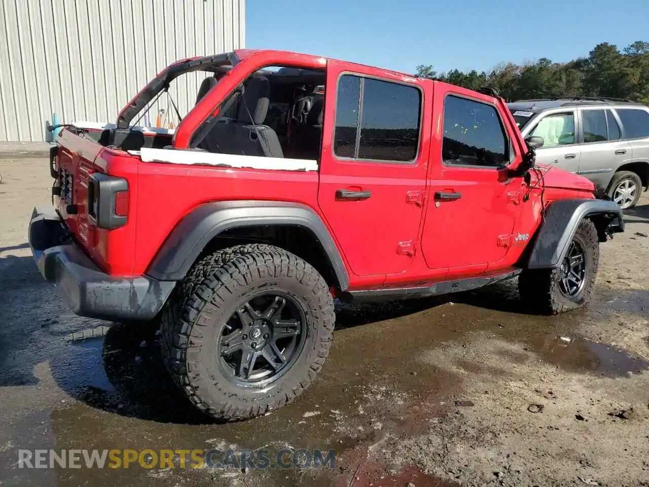 3 Photograph of a damaged car 1C4HJXDN7MW544741 JEEP WRANGLER 2021