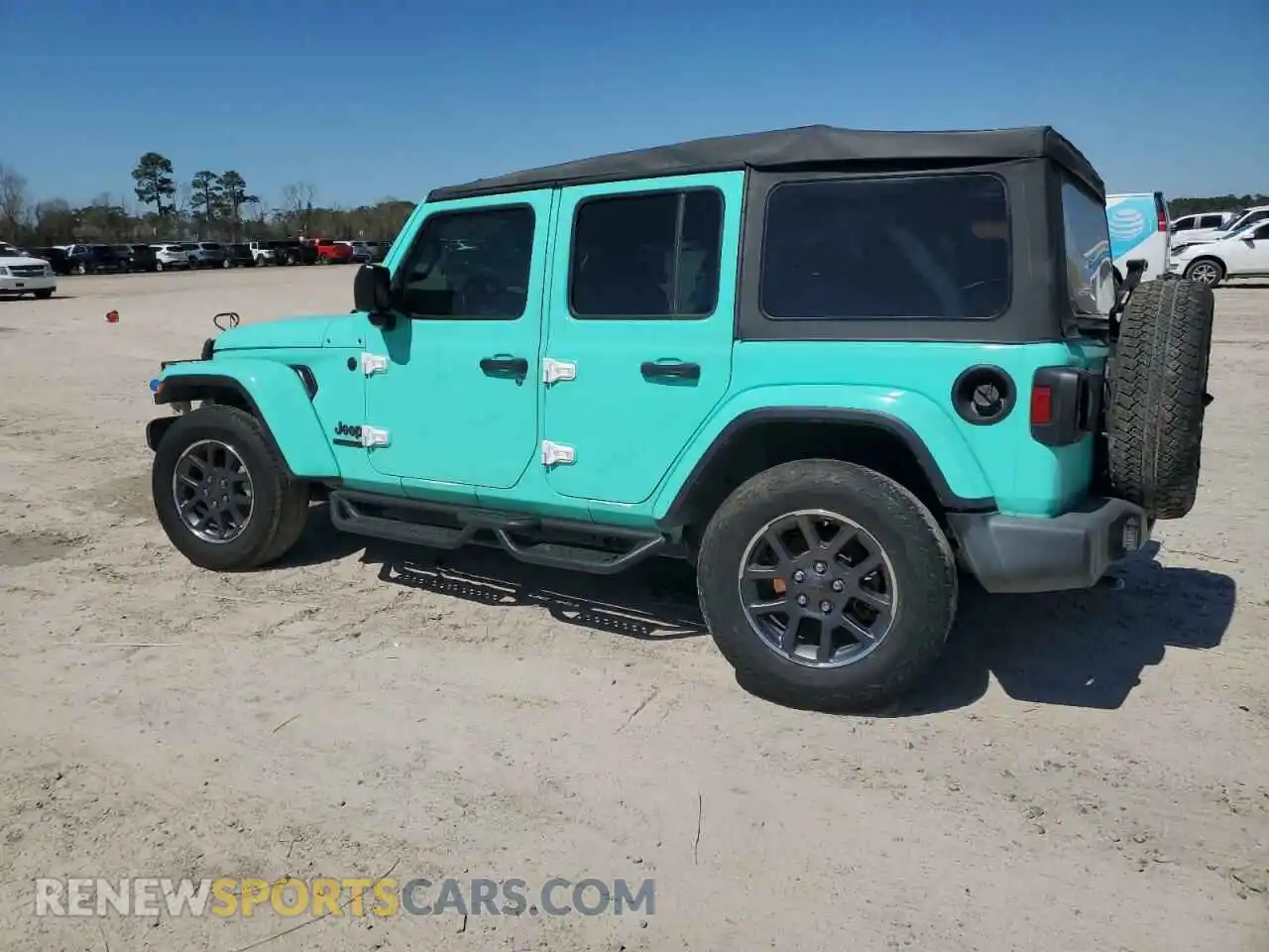 2 Photograph of a damaged car 1C4HJXDN7MW549681 JEEP WRANGLER 2021