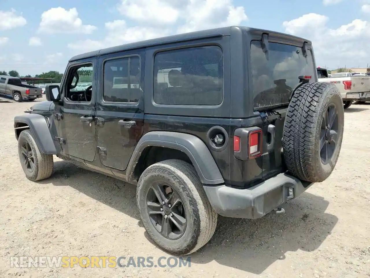 2 Photograph of a damaged car 1C4HJXDN7MW679279 JEEP WRANGLER 2021