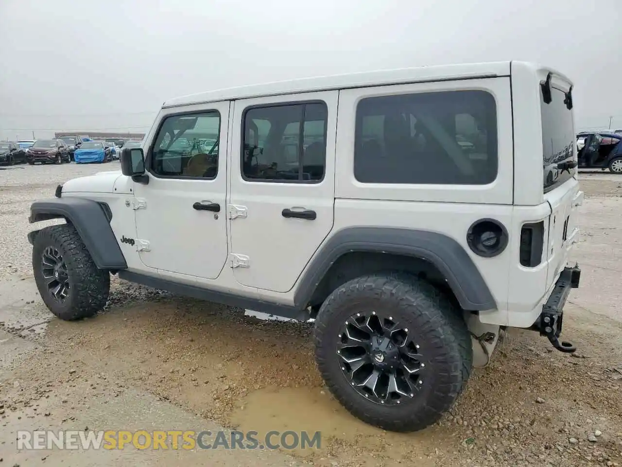 2 Photograph of a damaged car 1C4HJXDN7MW722275 JEEP WRANGLER 2021