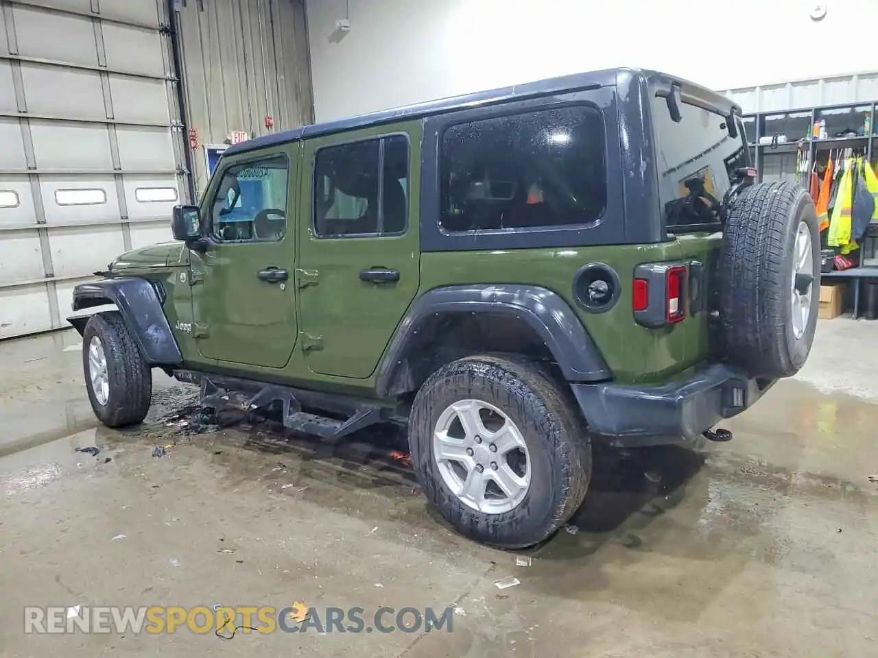 2 Photograph of a damaged car 1C4HJXDN8MW502045 JEEP WRANGLER 2021