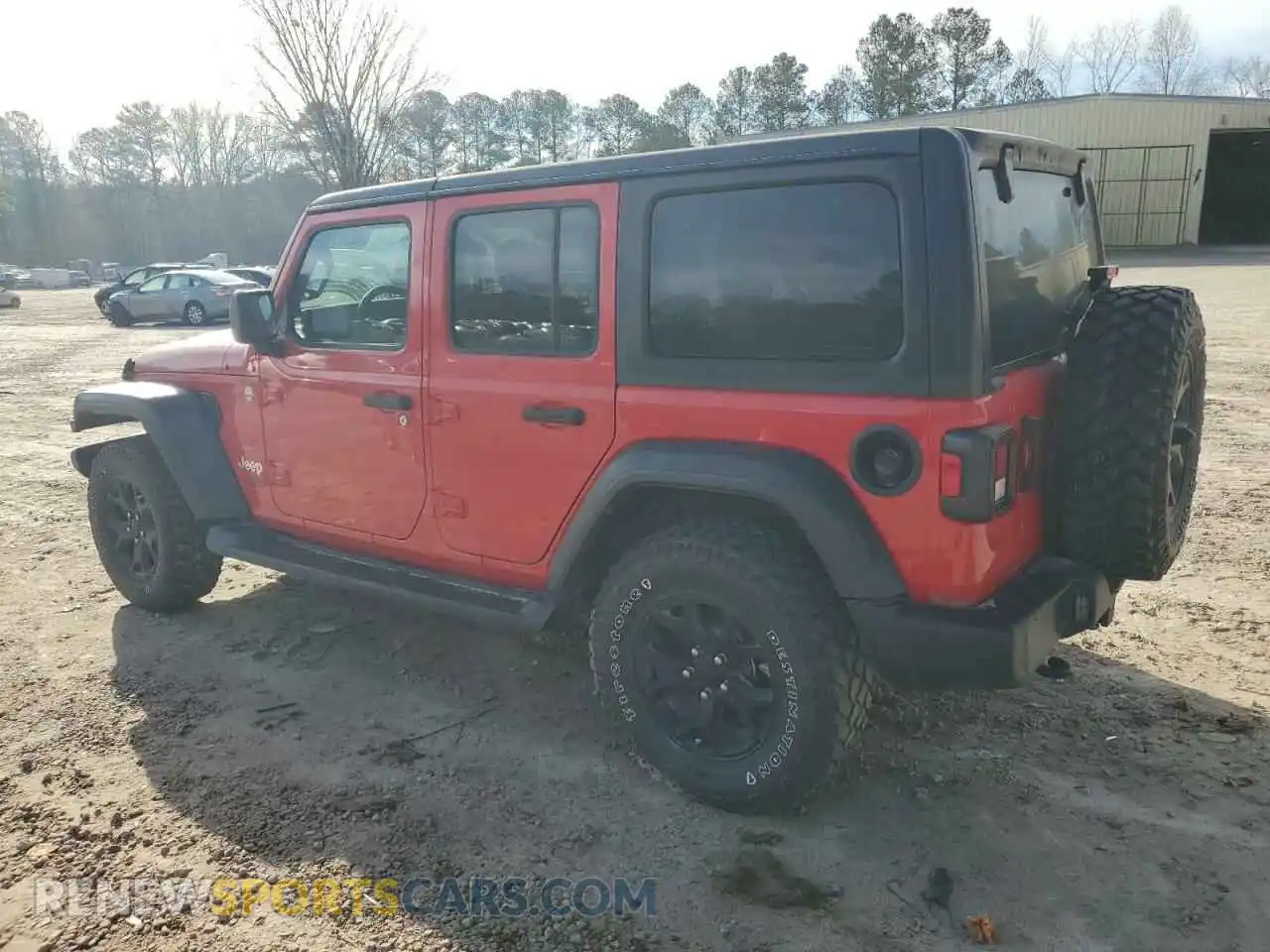 2 Photograph of a damaged car 1C4HJXDN8MW503227 JEEP WRANGLER 2021