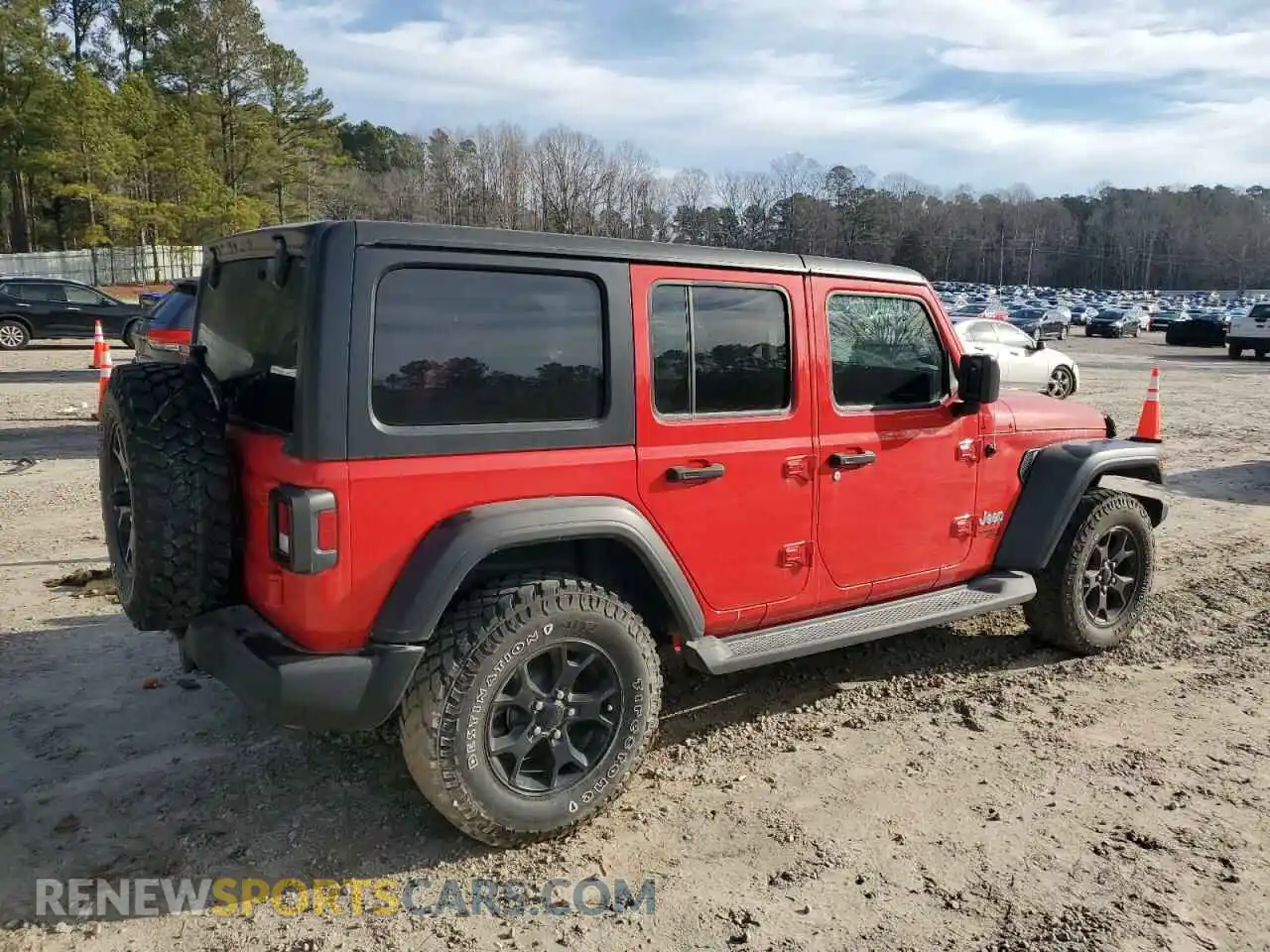 3 Photograph of a damaged car 1C4HJXDN8MW503227 JEEP WRANGLER 2021