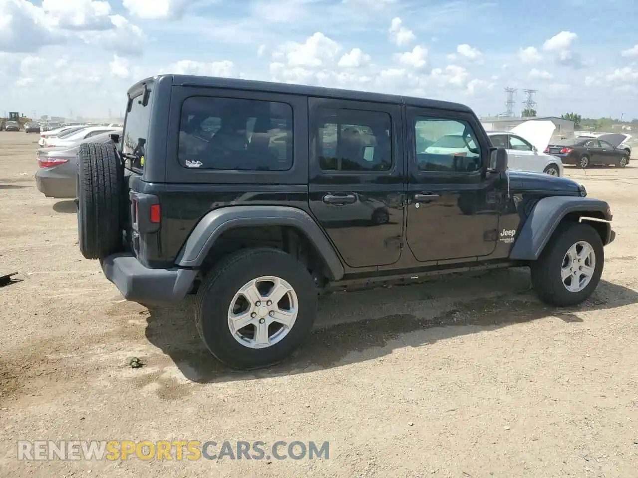 3 Photograph of a damaged car 1C4HJXDN8MW523574 JEEP WRANGLER 2021