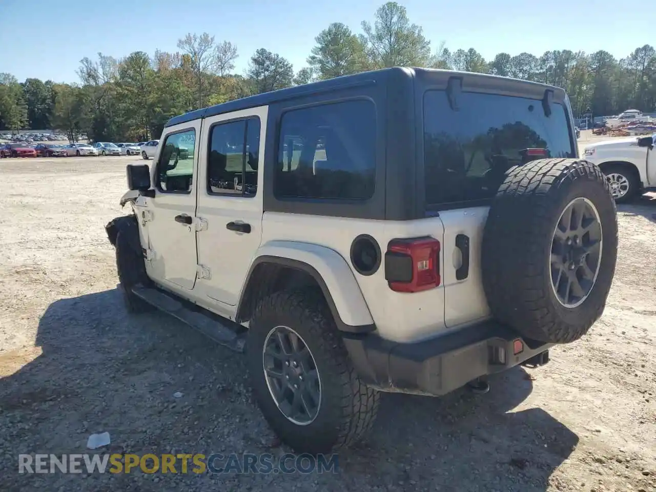 2 Photograph of a damaged car 1C4HJXDN8MW576940 JEEP WRANGLER 2021