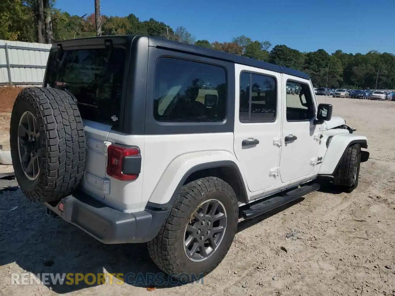 3 Photograph of a damaged car 1C4HJXDN8MW576940 JEEP WRANGLER 2021