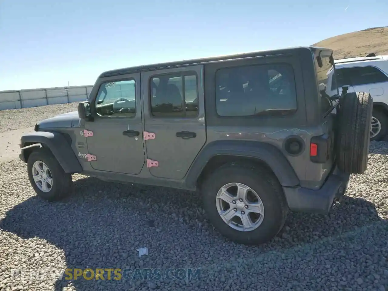 2 Photograph of a damaged car 1C4HJXDN8MW630849 JEEP WRANGLER 2021