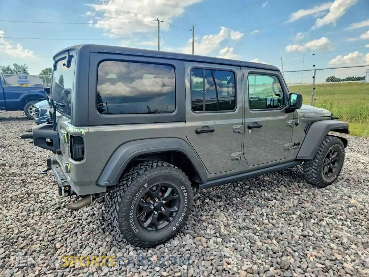 3 Photograph of a damaged car 1C4HJXDN8MW640250 JEEP WRANGLER 2021