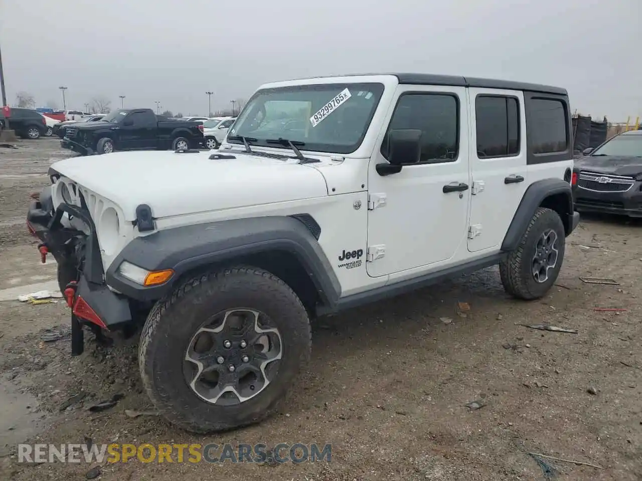 1 Фотография поврежденного автомобиля 1C4HJXDN8MW717490 JEEP WRANGLER 2021
