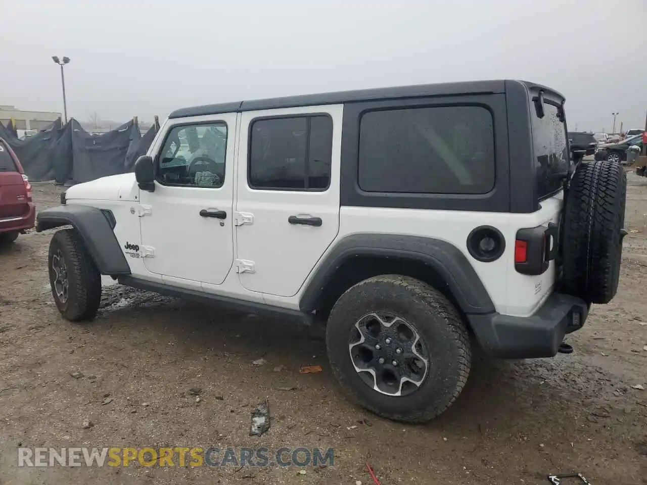 2 Фотография поврежденного автомобиля 1C4HJXDN8MW717490 JEEP WRANGLER 2021