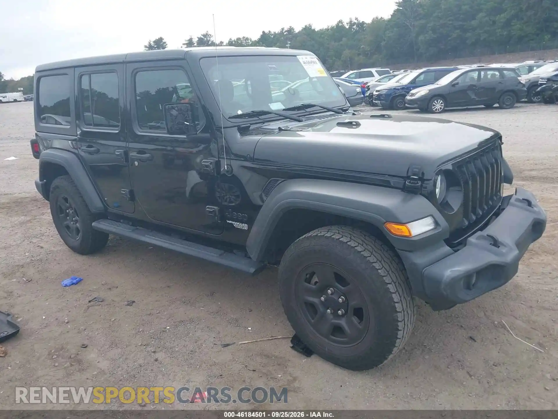 1 Photograph of a damaged car 1C4HJXDN8MW762073 JEEP WRANGLER 2021