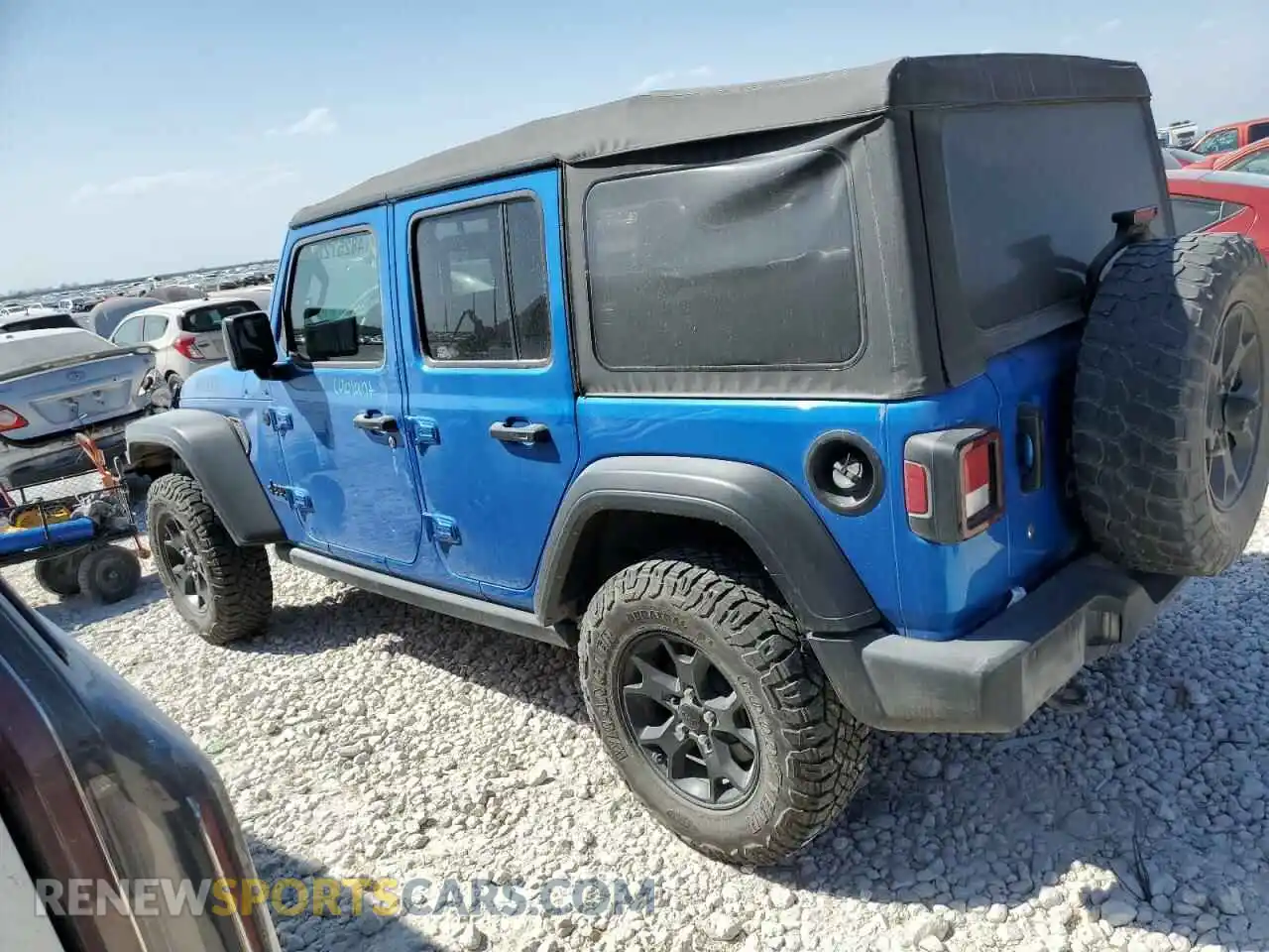 2 Photograph of a damaged car 1C4HJXDN8MW856373 JEEP WRANGLER 2021