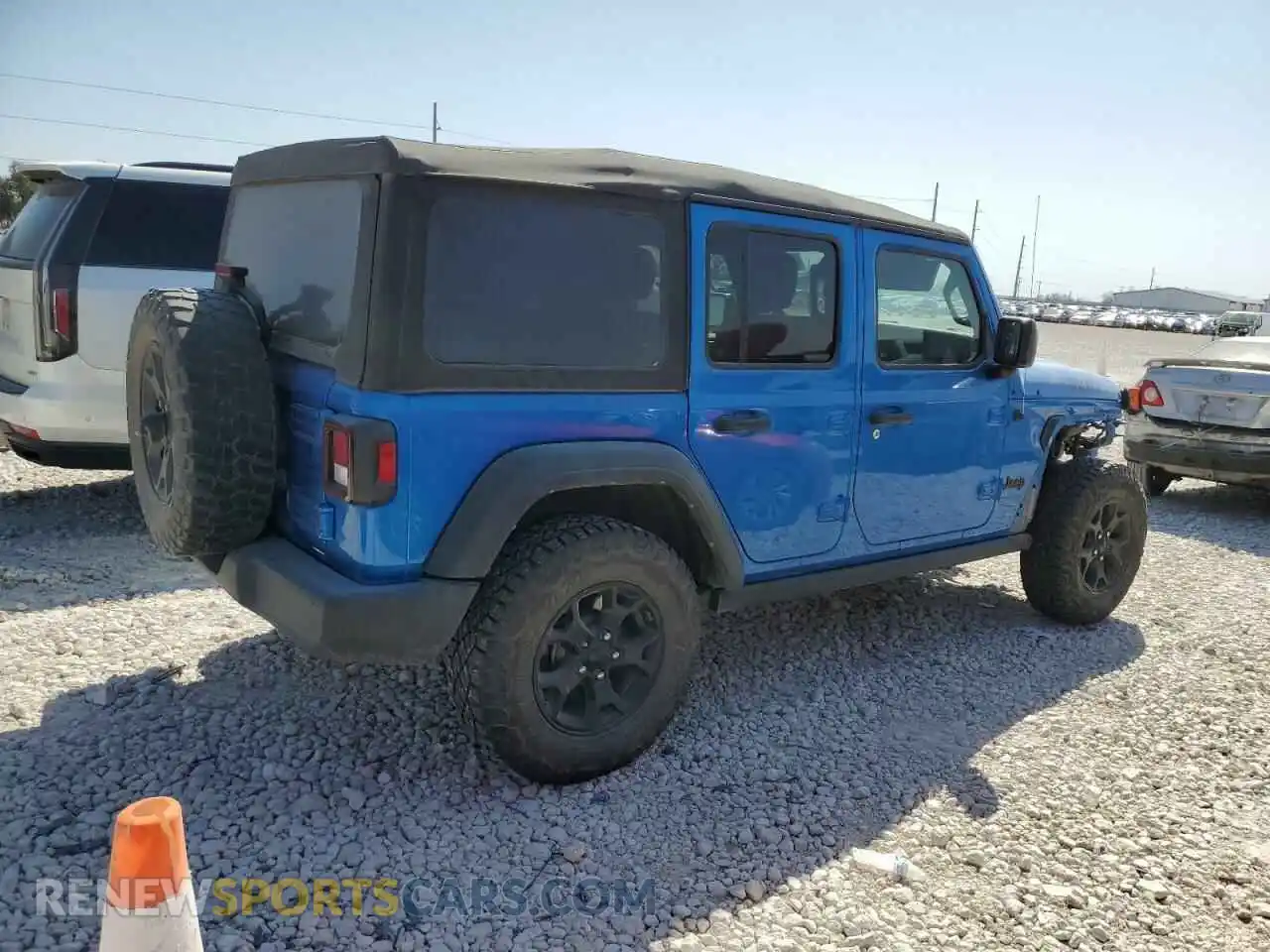 3 Photograph of a damaged car 1C4HJXDN8MW856373 JEEP WRANGLER 2021