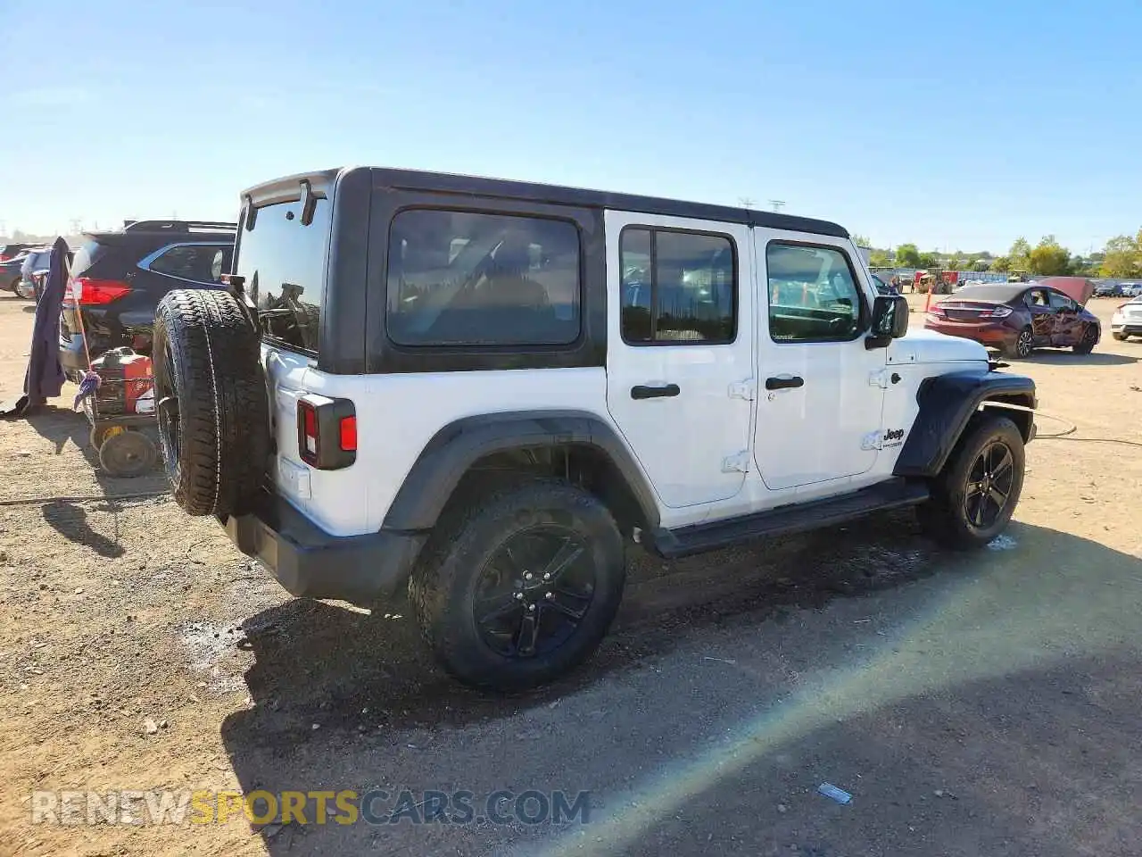 3 fotografías del automóvil dañado 1C4HJXDN9MW507349 JEEP WRANGLER 2021