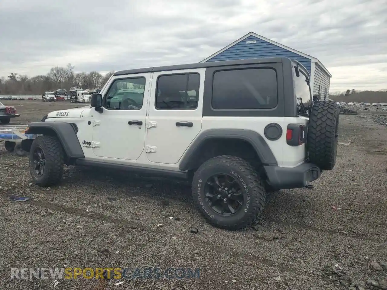 2 Photograph of a damaged car 1C4HJXDN9MW509795 JEEP WRANGLER 2021