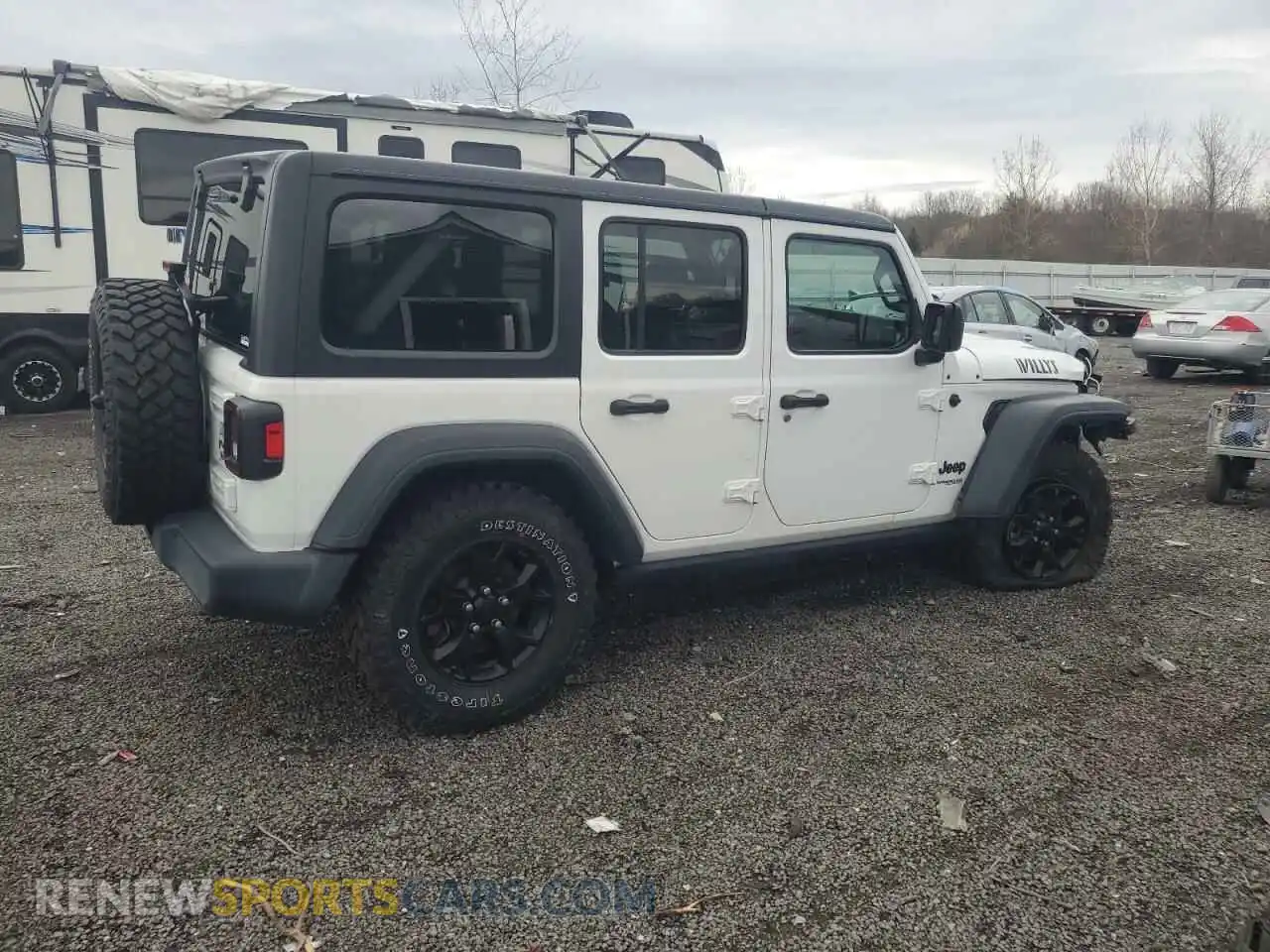 3 Photograph of a damaged car 1C4HJXDN9MW509795 JEEP WRANGLER 2021