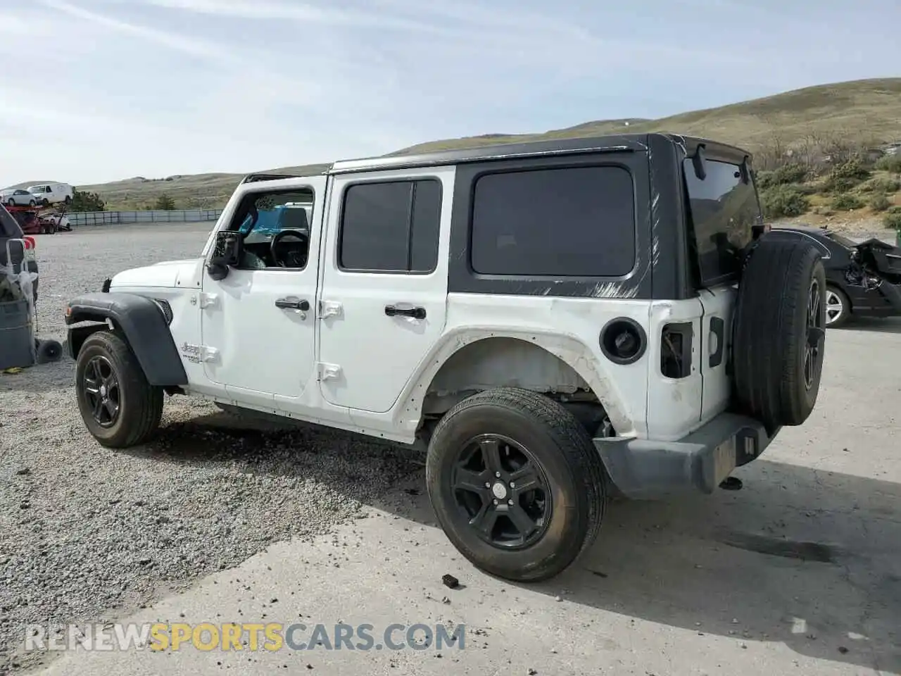 2 Photograph of a damaged car 1C4HJXDN9MW625689 JEEP WRANGLER 2021