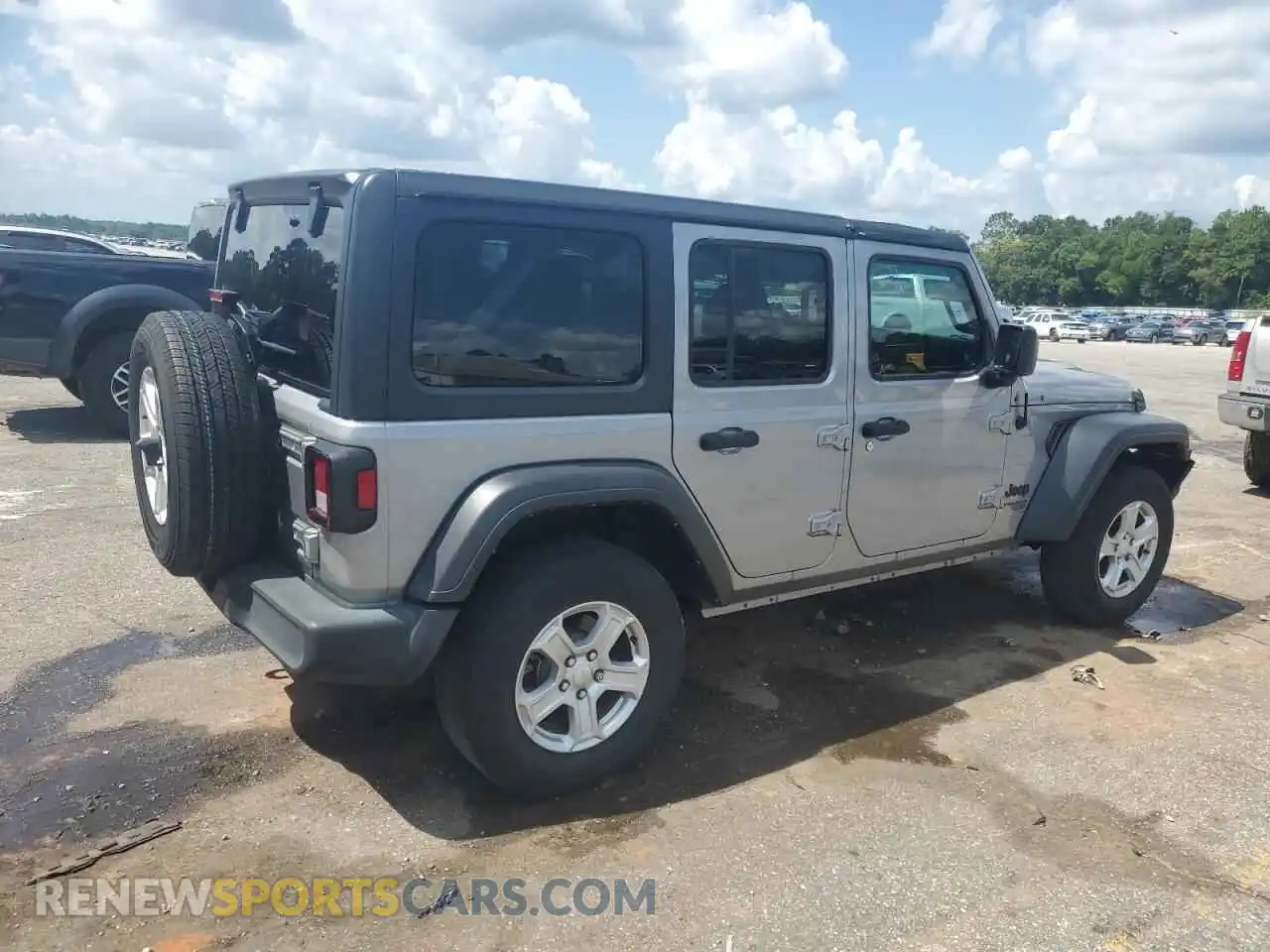 3 Photograph of a damaged car 1C4HJXDN9MW705929 JEEP WRANGLER 2021