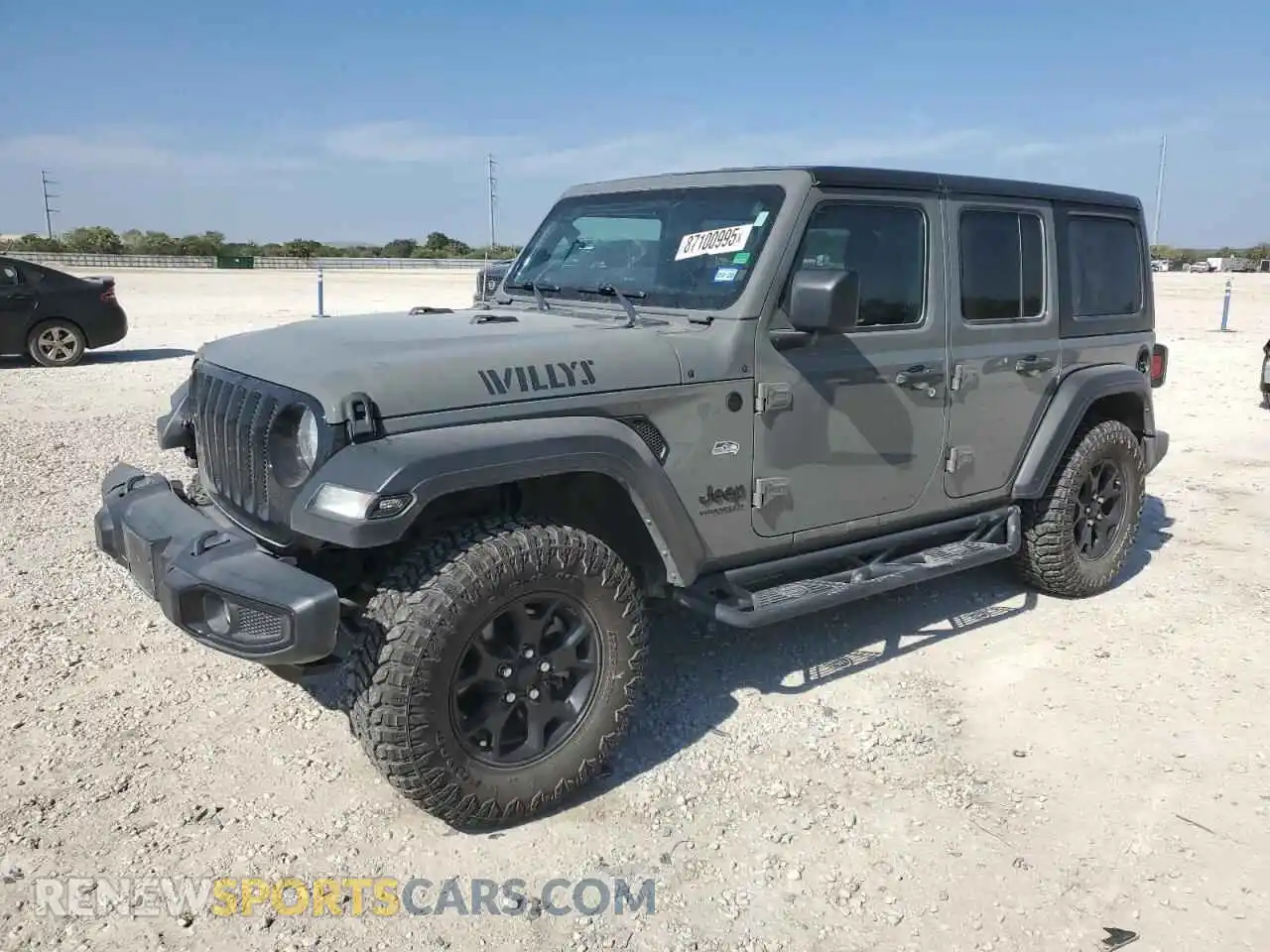 1 Photograph of a damaged car 1C4HJXDN9MW718812 JEEP WRANGLER 2021