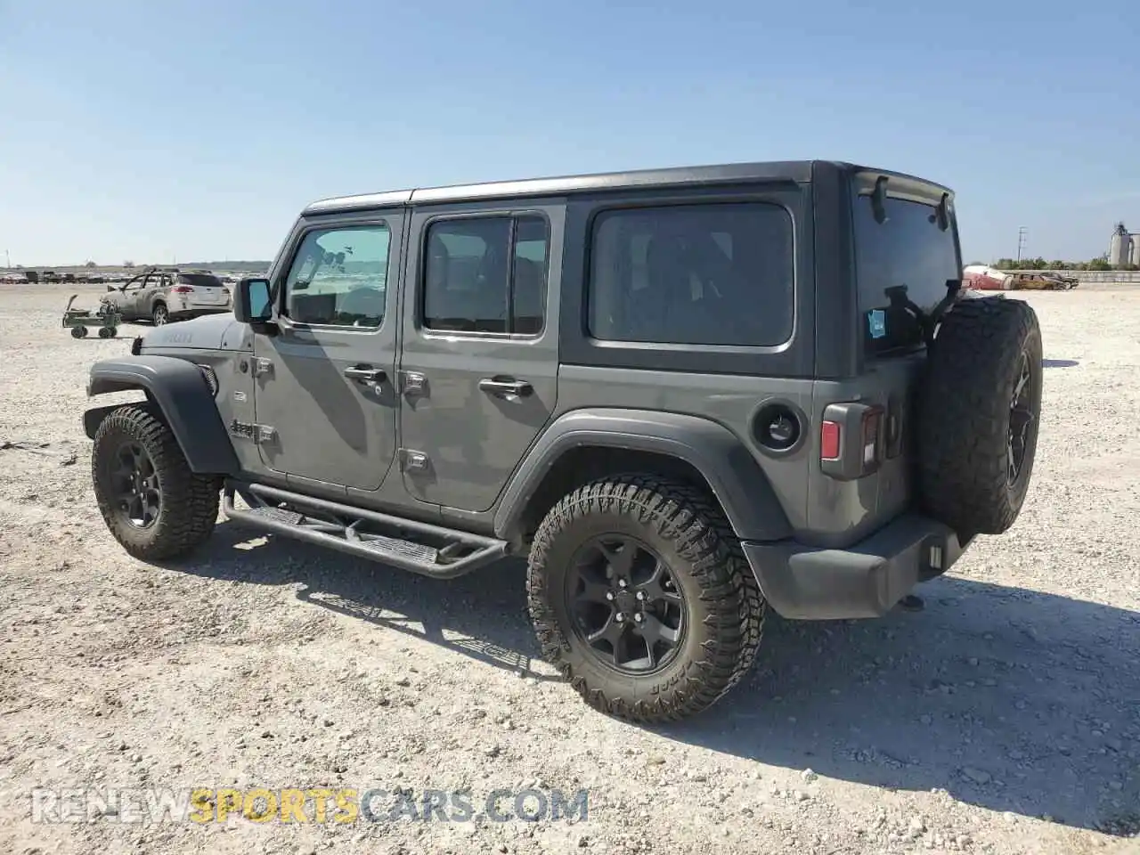 2 Photograph of a damaged car 1C4HJXDN9MW718812 JEEP WRANGLER 2021