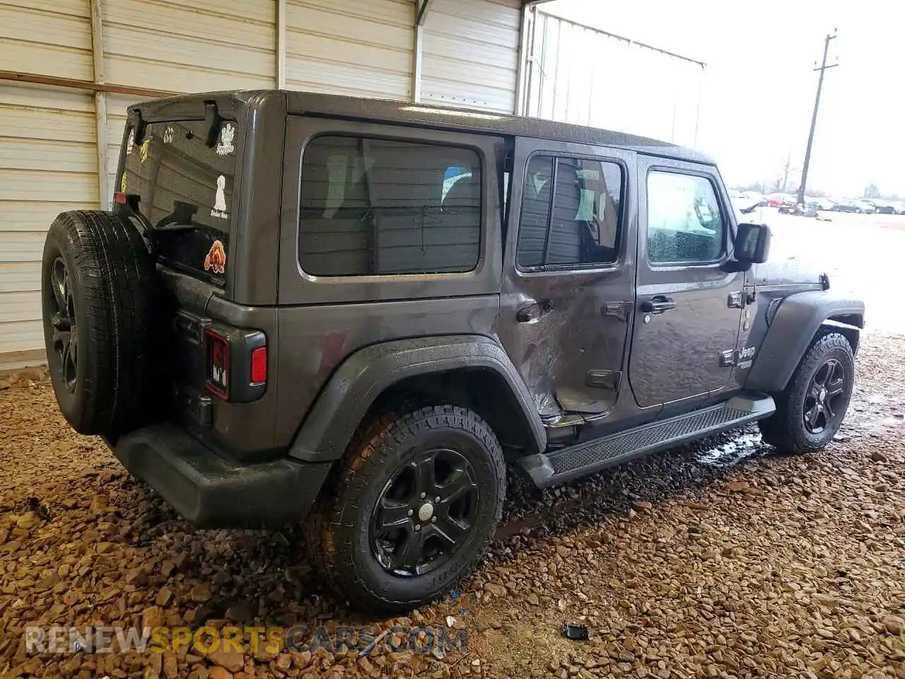 3 Photograph of a damaged car 1C4HJXDNXMW509109 JEEP WRANGLER 2021