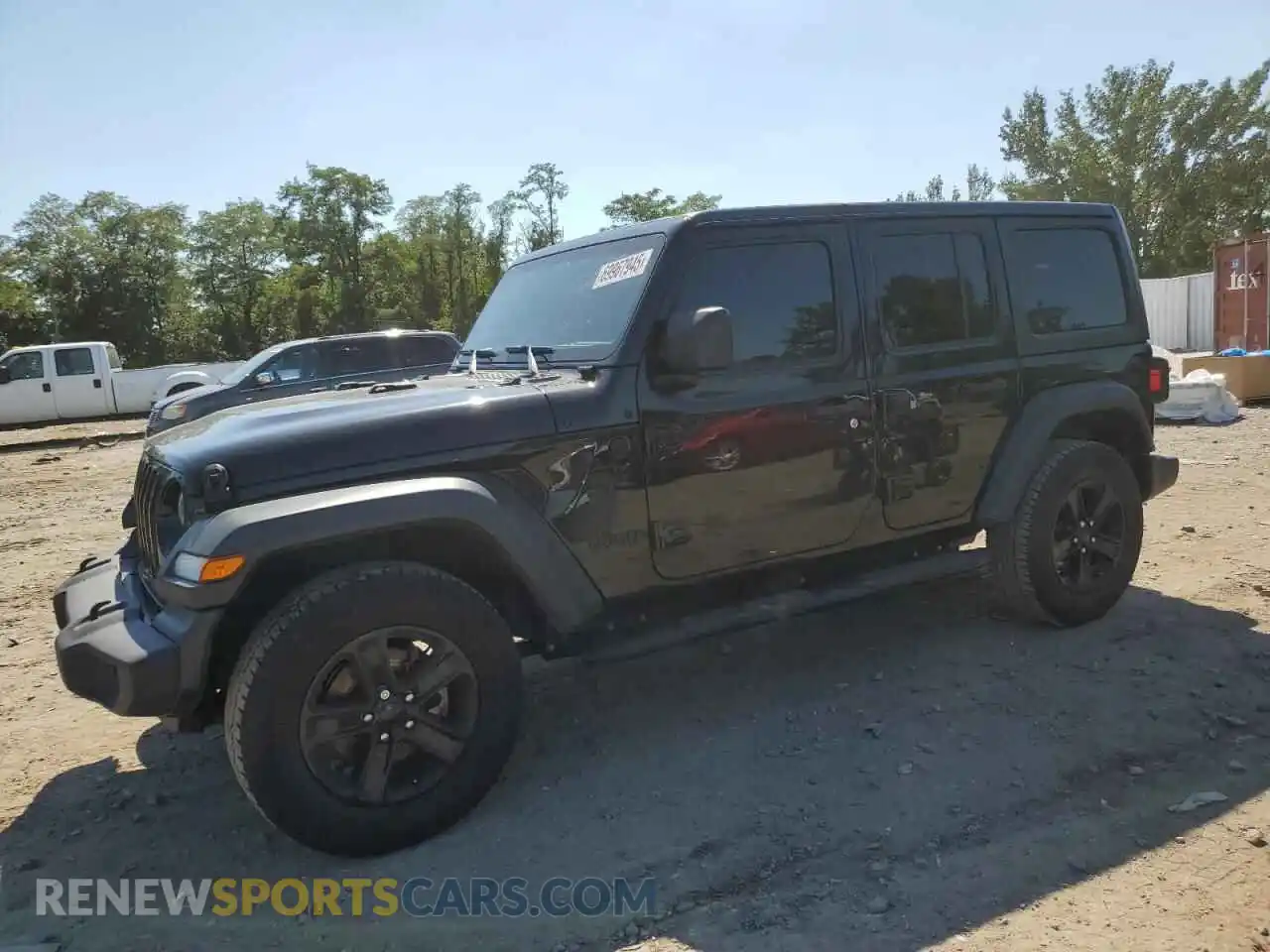 1 Photograph of a damaged car 1C4HJXDNXMW584814 JEEP WRANGLER 2021