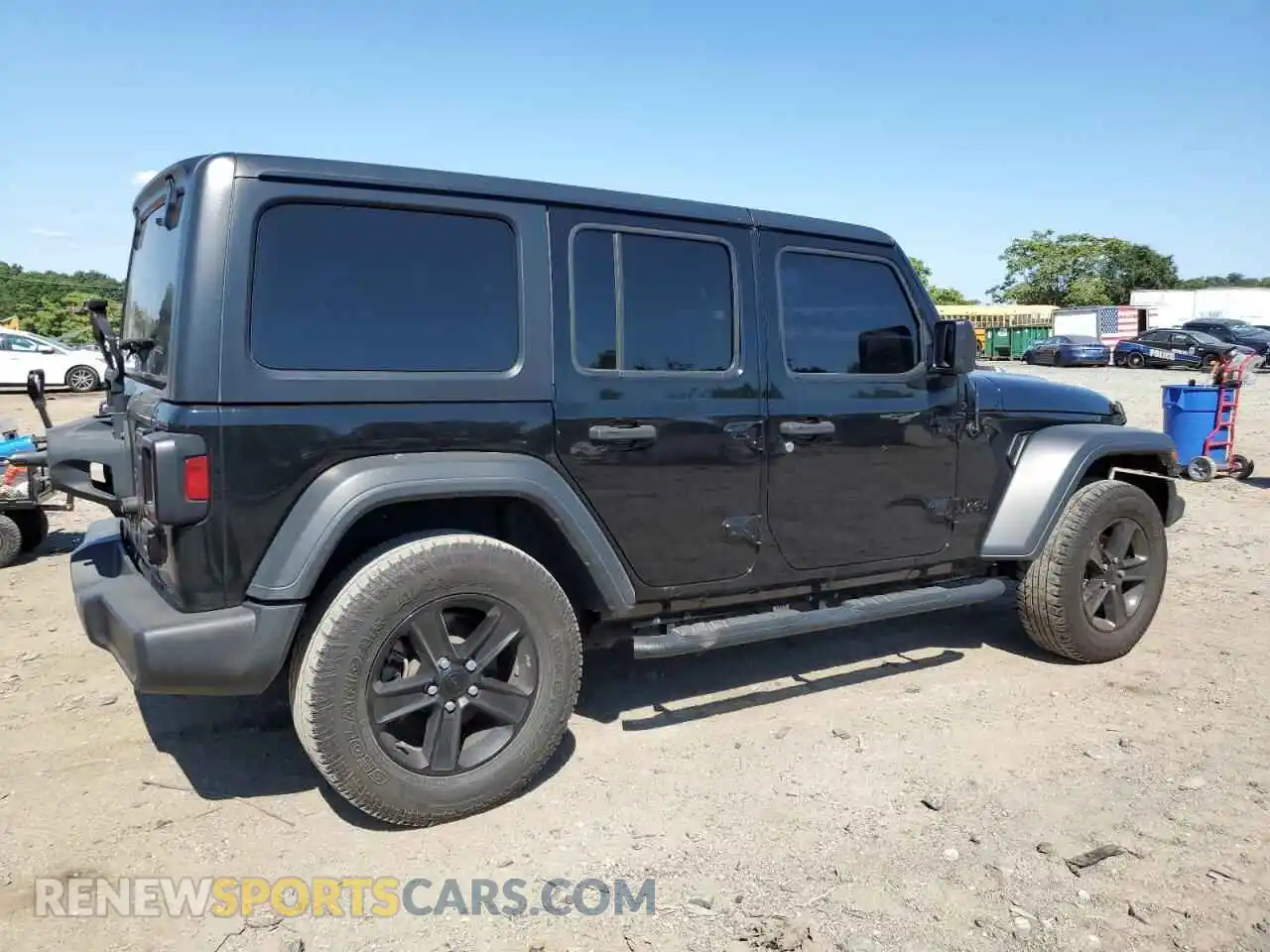 3 Photograph of a damaged car 1C4HJXDNXMW584814 JEEP WRANGLER 2021