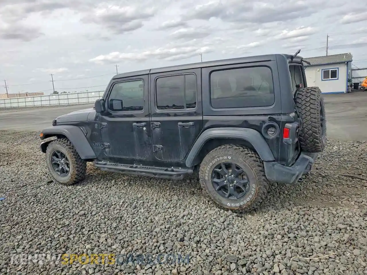 2 Photograph of a damaged car 1C4HJXDNXMW617116 JEEP WRANGLER 2021