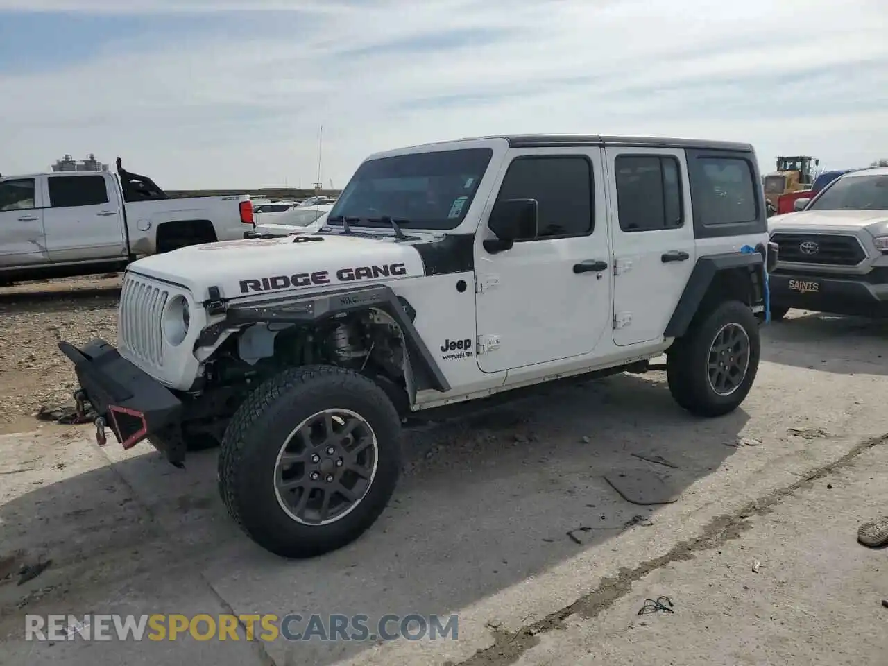 1 Photograph of a damaged car 1C4HJXDNXMW678692 JEEP WRANGLER 2021