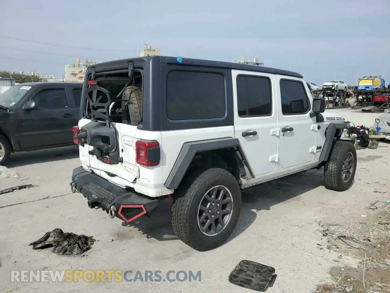 3 Photograph of a damaged car 1C4HJXDNXMW678692 JEEP WRANGLER 2021