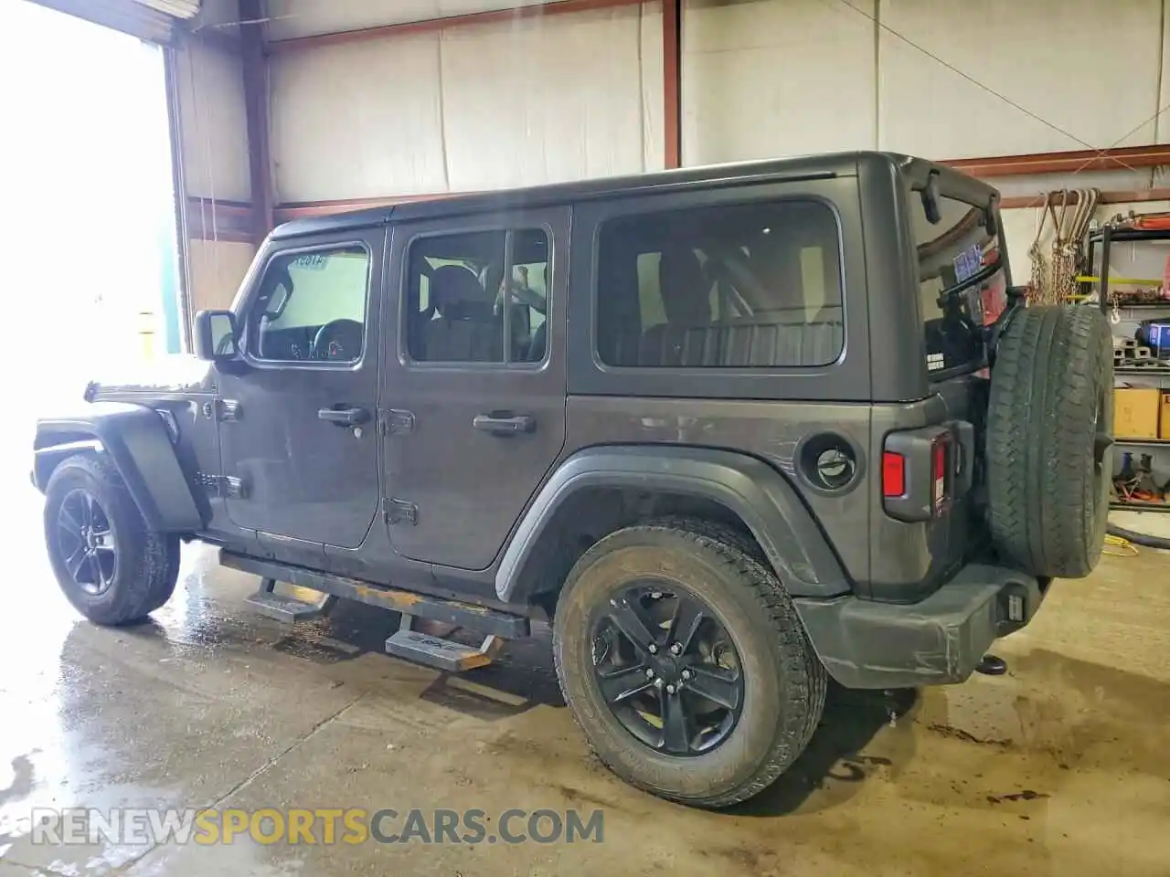 2 Photograph of a damaged car 1C4HJXDNXMW686694 JEEP WRANGLER 2021